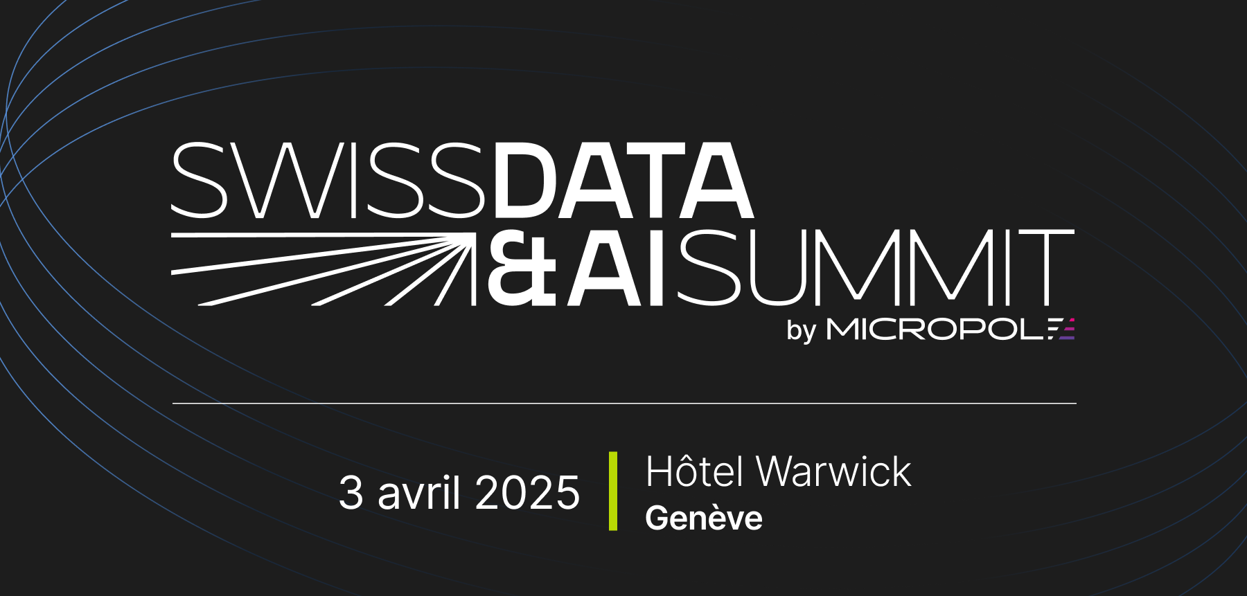 Ne ratez pas le Swiss Data & AI Summit !